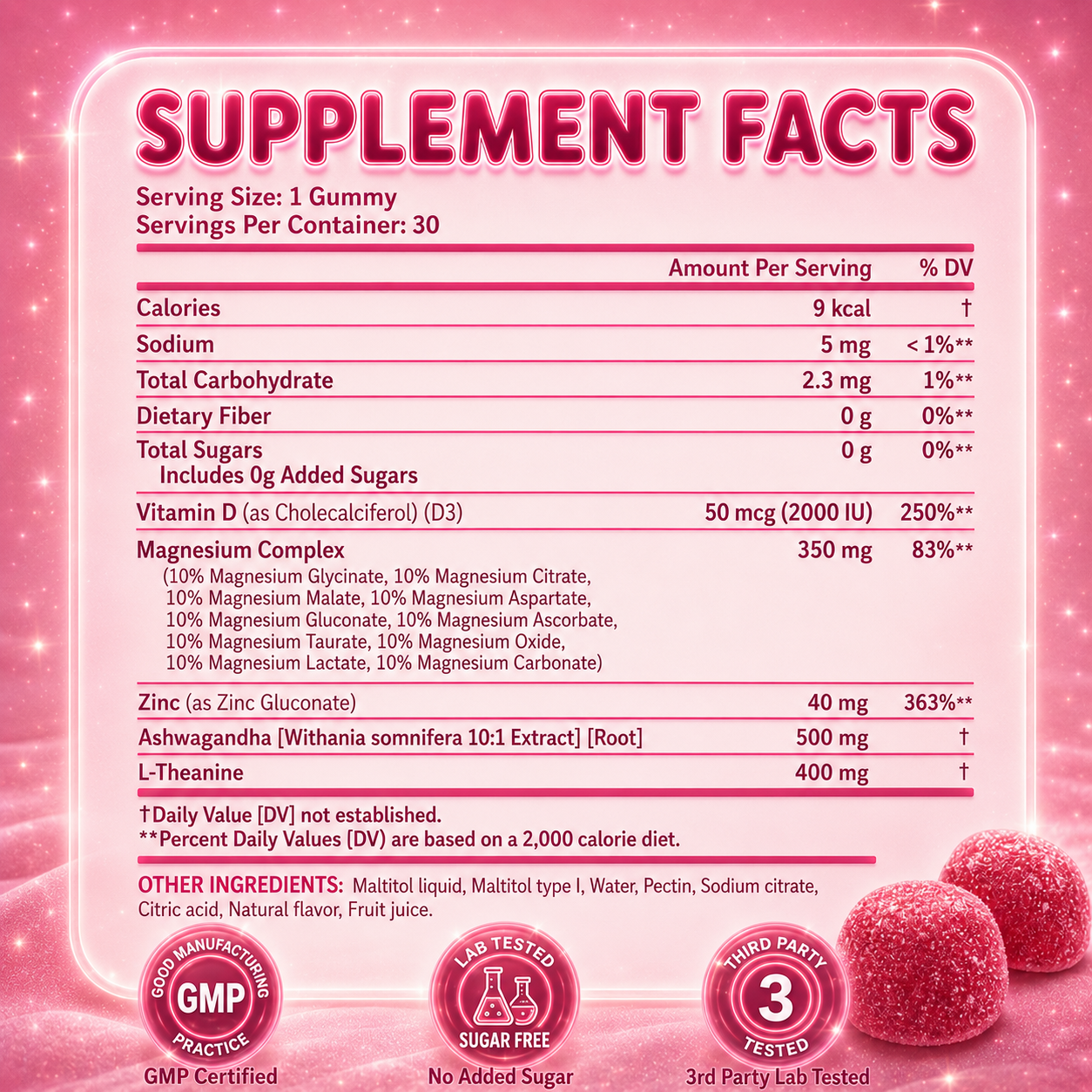 Glow Calm™ Gummies- Sleep in peace tonight!