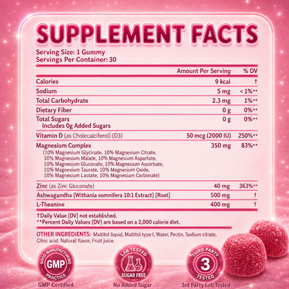 Glow Calm™ Gummies- Sleep in peace tonight!