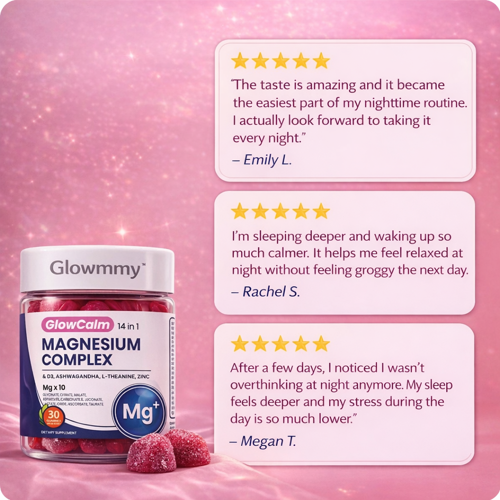 Glow Calm™ Gummies- Sleep in peace tonight!